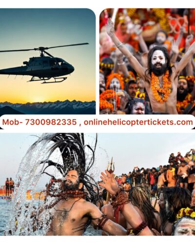 maha kumbh helicopter tickets booking praygraj